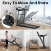 NEW Home Folding Treadmill with Pulse Sensor, 2.5 HP Quiet Brushless Motor , 7.5 MPH