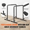 VEVOR Dip Bars, 440 lbs Capacity, Heave Duty Dip Stand Station with Adjustable Height
