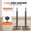 VEVOR Dip Bars, 440 lbs Capacity, Heave Duty Dip Stand Station with Adjustable Height