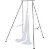 VEVOR Aerial Yoga Frame & Yoga Hammock, 9.67 ft Height Professional Yoga Swing Stand Comes with 6.6 Yards Aerial Hammock
