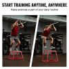VEVOR Plyometric Jump Boxes, 12/18/24/30 Inch Plyo Box, Platform and Jumping Agility Box