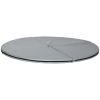 Soozier Pole Dance Mat, 2"T x 5'W Folding Pole Dance Mat for Home, Lightweight and Foldable, Grey
