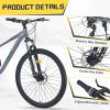 29 Inch Wheels Single Speed Mountain Bike, for Men Women Boys and Girls, Front Suspension,Steel Frame