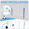 Kids Soccer Goals for Backyard Portable Youth Soccer Goal with Net 8x5 FT
