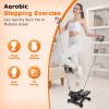 Mini Steppers for Exercise Mini Stair Stepper for Home with Resistance Bands Stepper with LCD Monitor