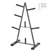 Weight Plate Rack Weight Plate Tree Home Gym Barbell Storage Stand 1 inch
