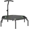 VEVOR 54.5" Mini Fitness Trampoline Adults Indoor Exercise Rebounder with Handle
