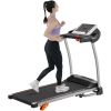 Easy Folding Treadmill for Home Use, 2.5HP Electric Running, Jogging & Walking Machine with Device Holder & Pulse Sensor