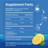 LOCRED Supercalm Powdered Drink Mix, Raspberry Lemonade, L Theanine, Ksm-66 Ashwagandha, Magnesium Glycinate, Vitamin D 3
