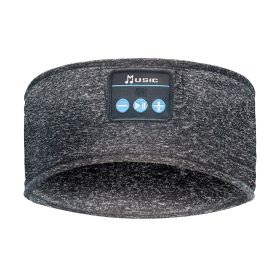 Wireless Eye Mask, Bluetooth Headset, Hands-free Call Running Headscarf (Color: grey)