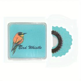 1pc Bird Whistle Toy Magic Fun Bird Caller Tongue Tricks Whistle Magic Tweeting Noisemaker Child Outdoor Sports Funny Gifts (Color: Blue)