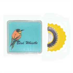 1pc Bird Whistle Toy Magic Fun Bird Caller Tongue Tricks Whistle Magic Tweeting Noisemaker Child Outdoor Sports Funny Gifts (Color: Yellow)