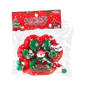 Squishy Cat Paw Squeeze Toys, Sensory Fidget Toy for Christmas Gift (Color: Red)