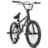 VEVOR 20-Inch BMX Bike Freestyle Bike Men Kids BMX Bicycle Hi-Ten Steel Frame