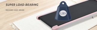2 in 1 Under Desk Electric Treadmill 2.5HP; with Bluetooth APP and speaker; Remote Control; Display; Walking Jogging Running Machine Fitness Equipment