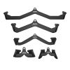 VEVOR LAT Pulldown Bar Handle Attachment V-bar T-bar Cable Machine for Home Gym