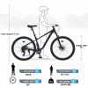 29 Inch Wheels 8 Speed Mountain Bike, for Men Women Boys and Girls, Front Suspension, Steel Frame