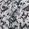 Men's Fashion Leopard Shirts Slim Fit Stand Collar Single Breasted Shirts Casual Long