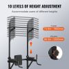 VEVOR Power Tower Dip Station, 10-Level Height Adjustable Pull Up Bar Stand