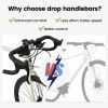 A28320RL 700C Road Bike, 16-Speed Outdoor Bike Disc Brakes, Light Weight Aluminum Frame, Racing Bike City Commuting Road Bicycle L Size for Men Women