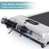 2 in 1 Under Desk Electric Treadmill 2.5HP; with Bluetooth APP and speaker; Remote Control; Display; Walking Jogging Running Machine Fitness Equipment